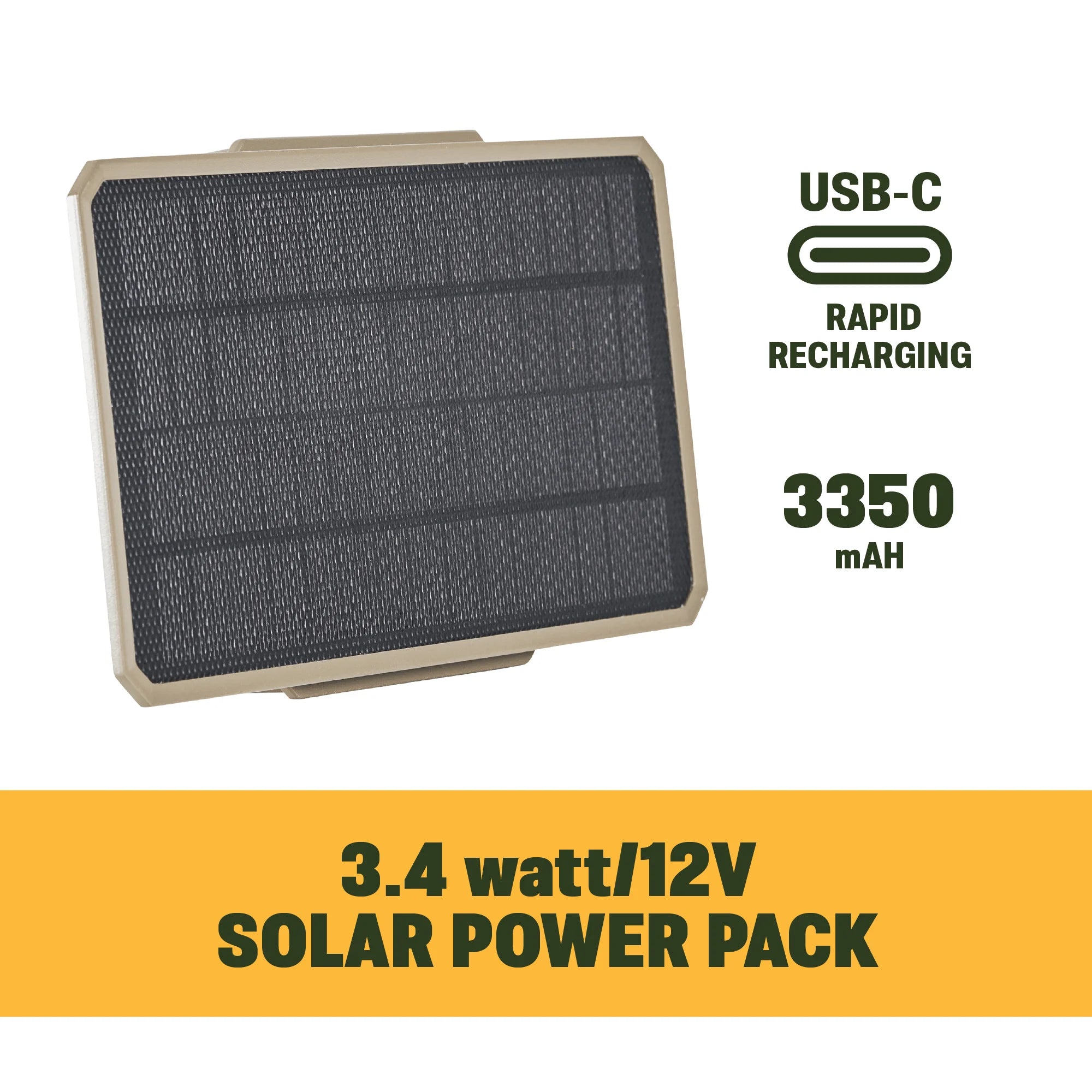 MOULTRIE 3.4W SOLAR POWER PACK
