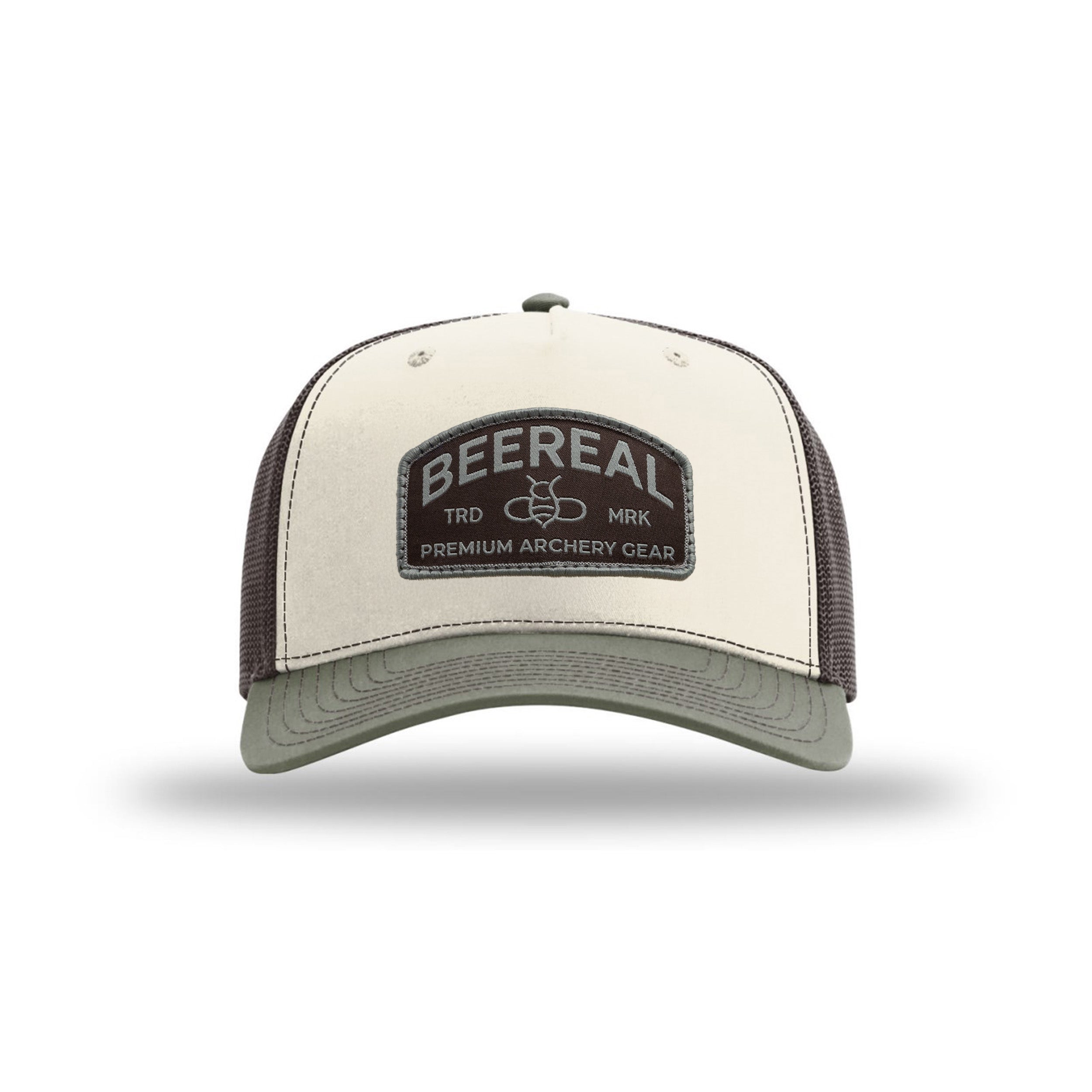 BEEREAL Badge Hat Tri Color