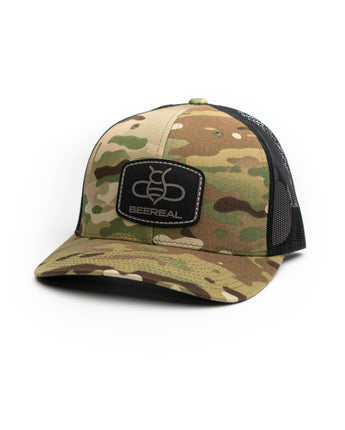 BEEREAL Multi-Cam Patch Hat