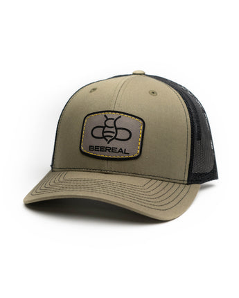 BEEREAL OD Green Patch Hat