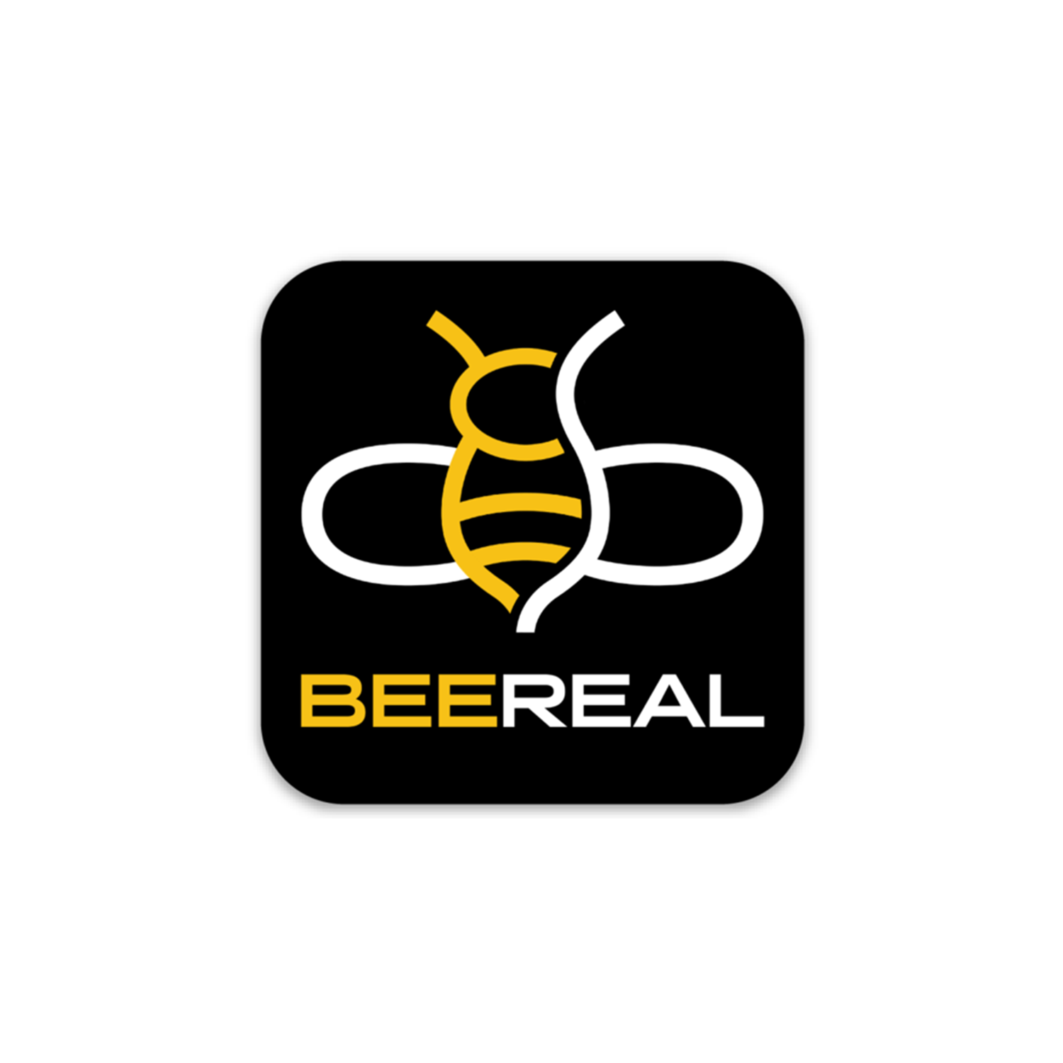 Beever Real BEEREAL Stickers (3) – BeeReal Custom